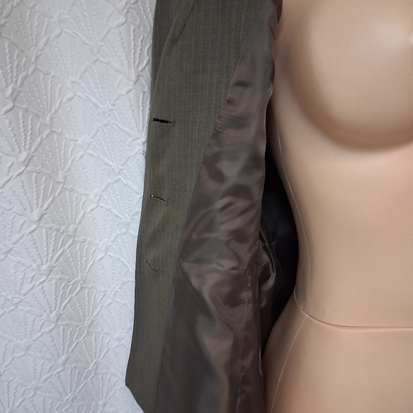 Evan Picone Sophisticated Women's Brown Suit Jacket blazer - Picture 6 of 16